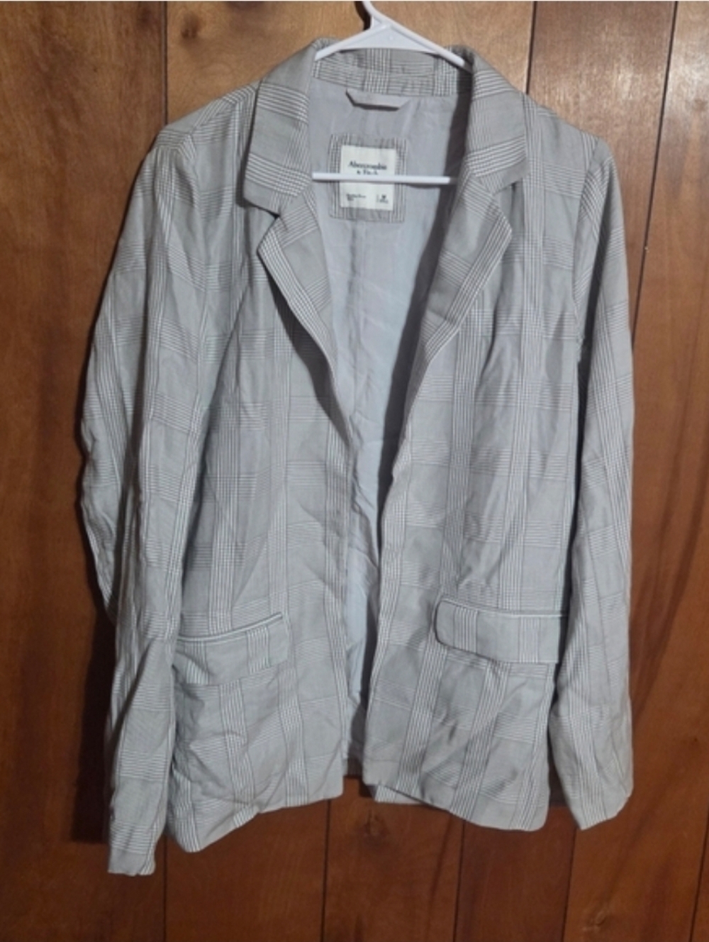 Abercrombie & Fitch Grey Classic Suit Blazer Work Office Wear Size Medium